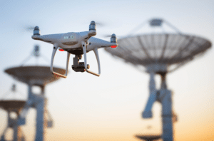 Drones para monitoramento de segurança